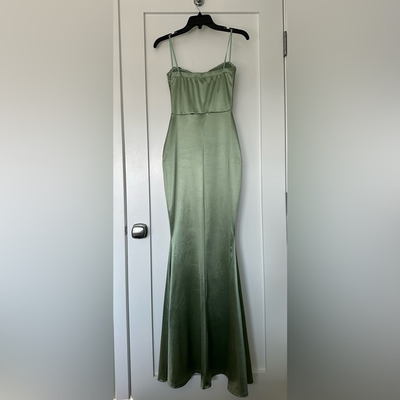 Priscilla Formal Satin Strapless Mermaid Dress - Brand new! Tags on! Never worn! - Picture 6 of 15